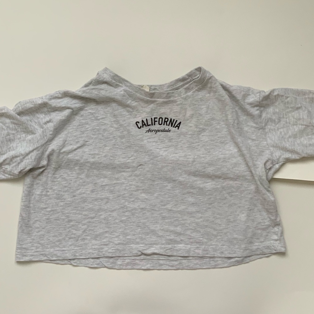 Aeropostale Light Gray Tee